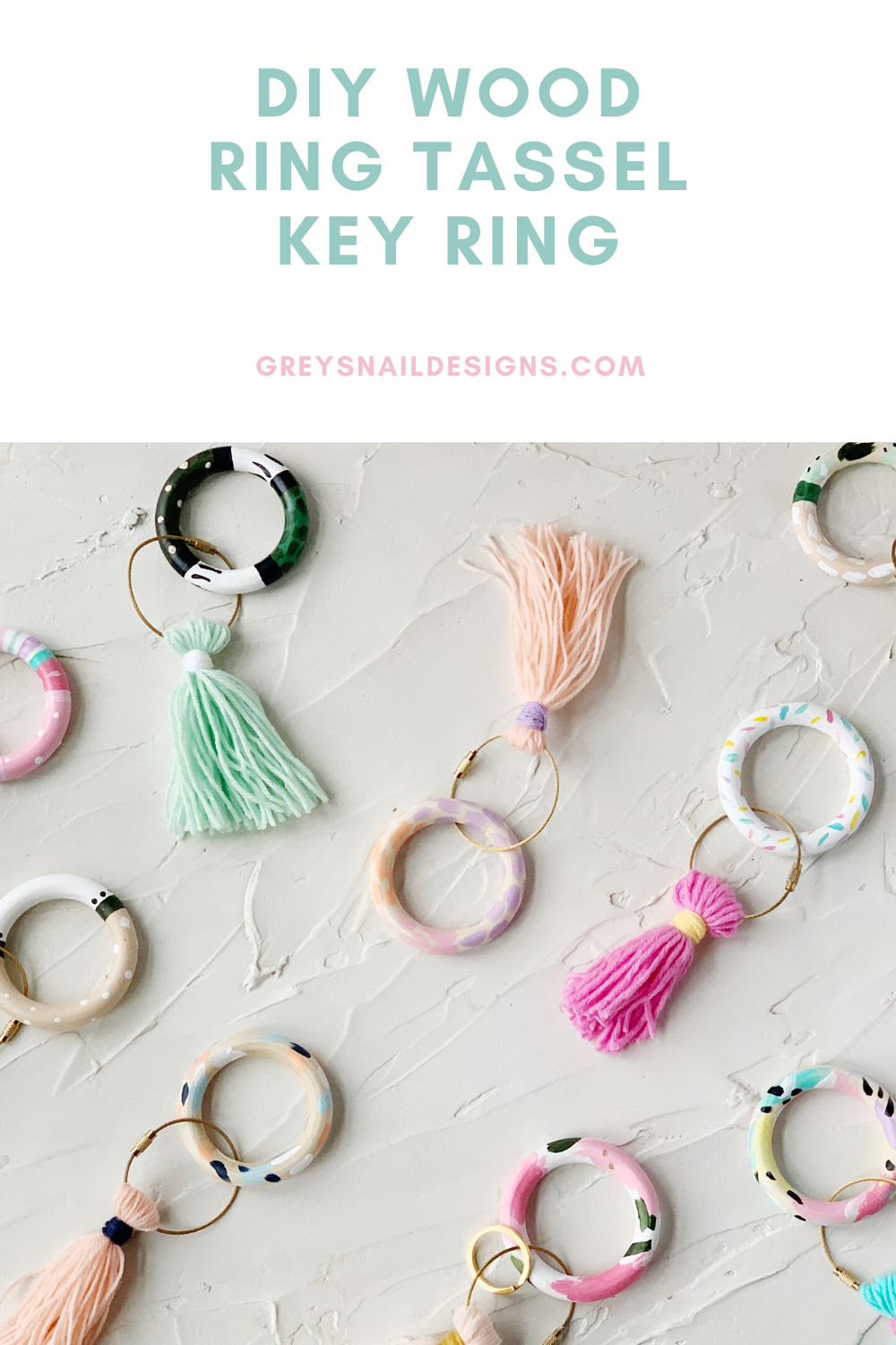 Diy on sale key rings